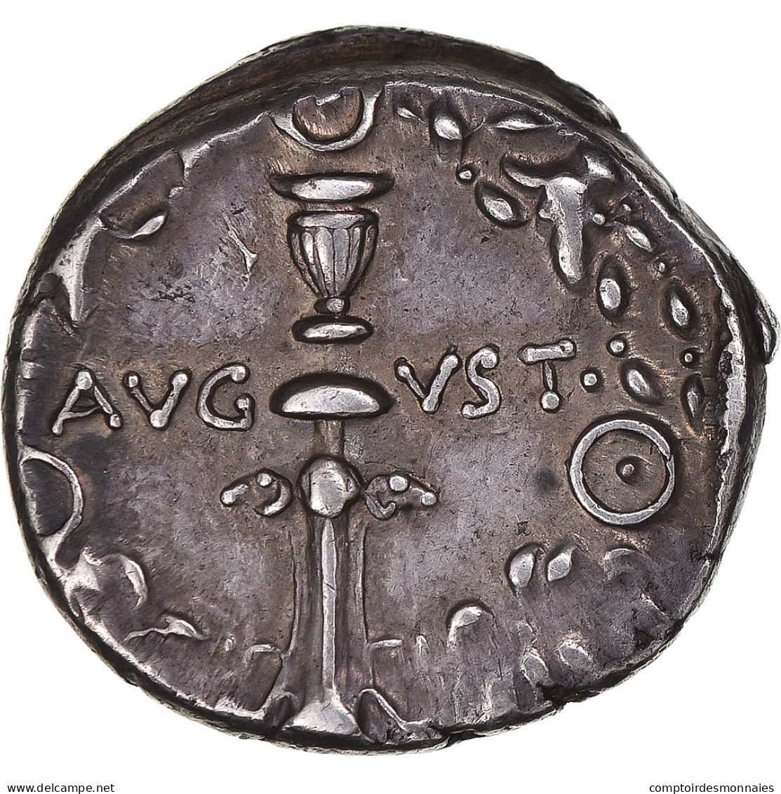 Auguste, Denier, 17 BC, Atelier Incertain, Argent, NGC, TB+, RIC:I-540 - Die Julio-Claudische Dynastie (-27 / 69)