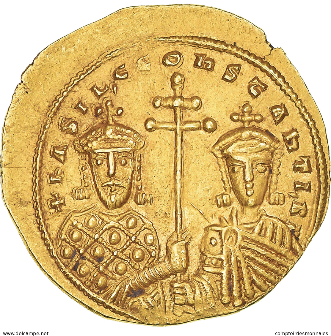 Basile II And Constantin VIII, Histamenon Nomisma, 977-989, Constantinople, Or - Byzantines