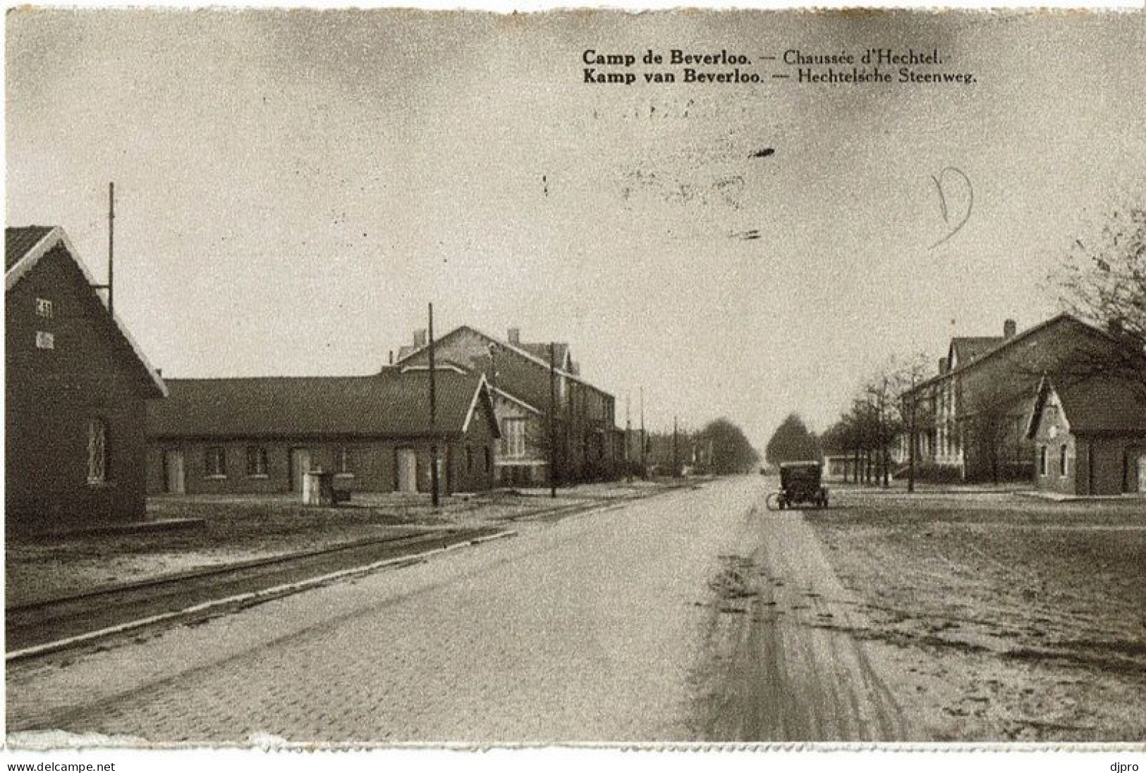 Camp De Beverloo  Chaussée D'hechtel 1937 - Leopoldsburg (Kamp Van Beverloo)