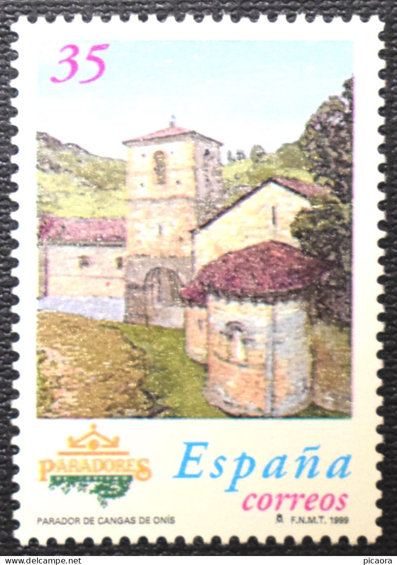 España Spain  1999  Parador Cangas De Onís  Mi 3483  Yv 3217  Edi 3650  Nuevo New MNH ** - Hostelería - Horesca