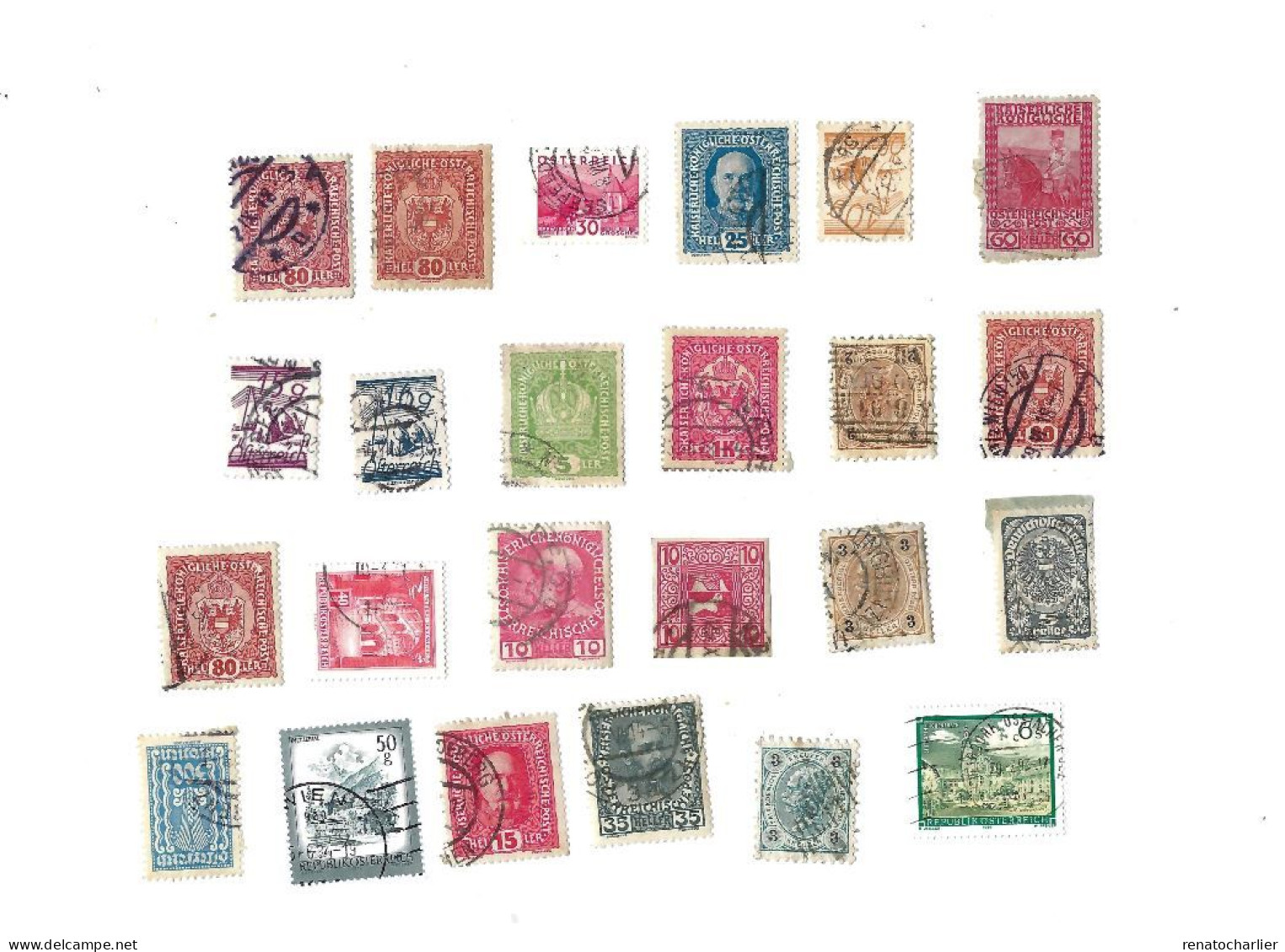 Collection De 100 Timbres  Oblitérés. - Collezioni