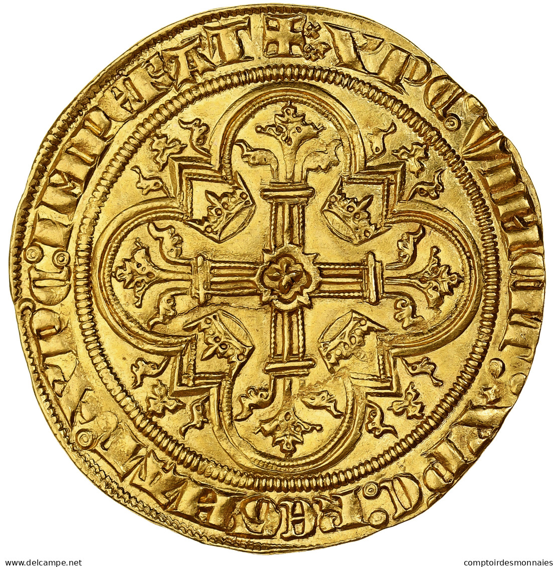 Monnaie, France, Philippe VI, Double D'or, 1328-1350, SUP, Or, Duplessy:253 - 1328-1350 Philipp VI.
