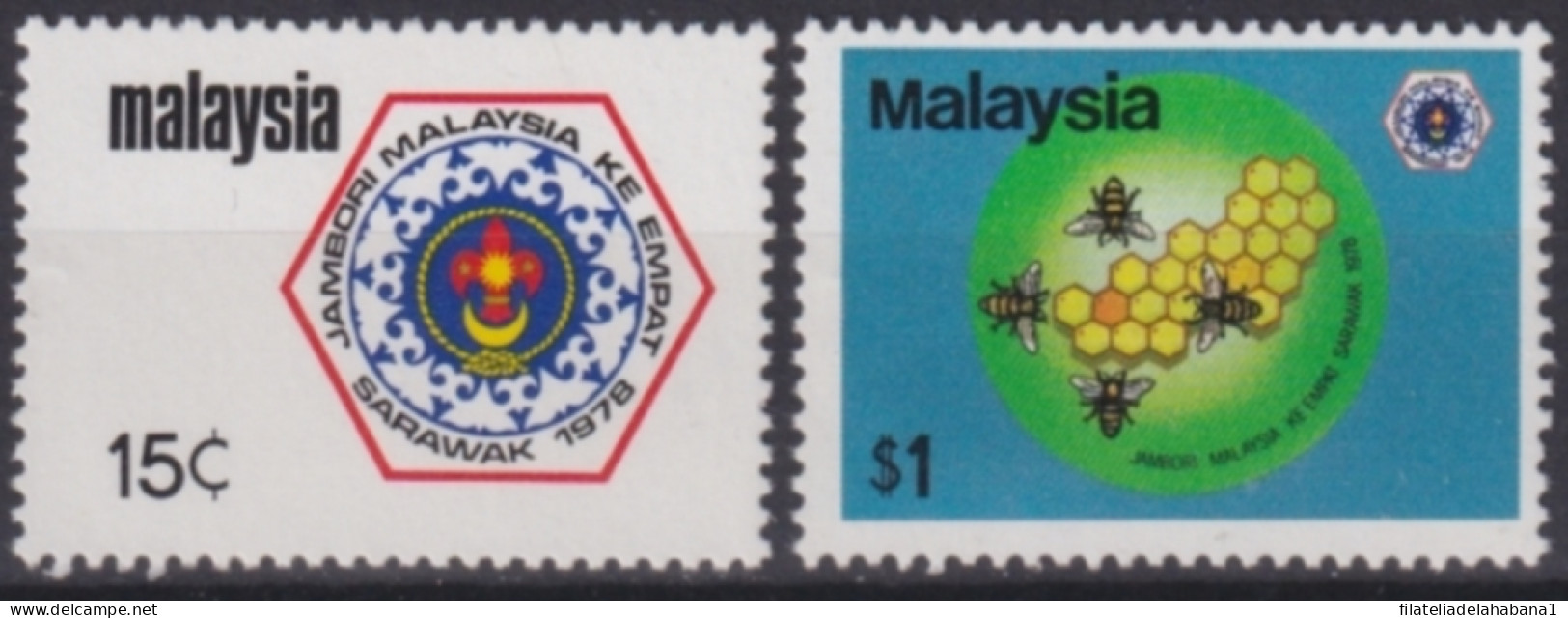 F-EX48313 MALAYSIA MNH 1978 BOYS SCOUTS CAMP JAMBOREE SARAWAK - Nuevos