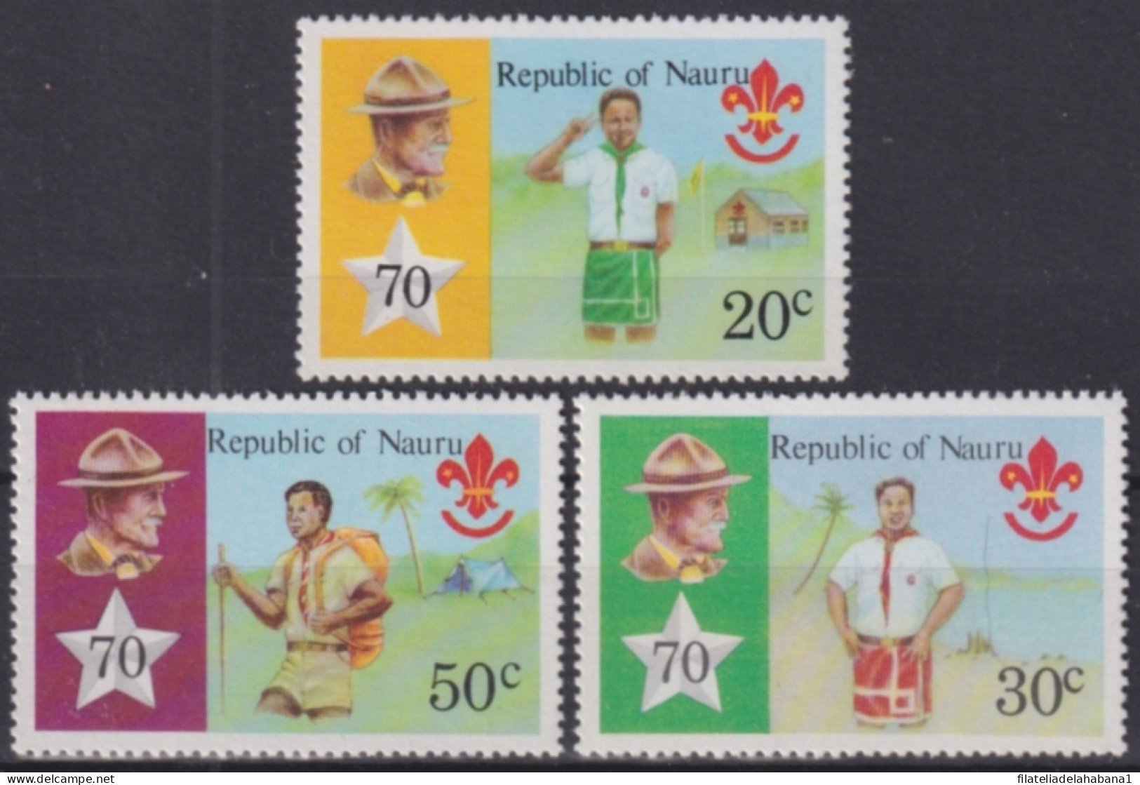 F-EX48314 NAURU MNH 1978 BOYS SCOUTS JAMBOREE.  - Unused Stamps