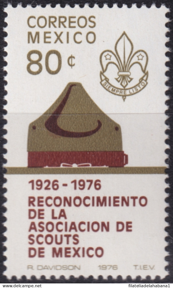 F-EX48325 MEXICO MNH 1978 BOYS SCOUTS 50º ANNIVERSARY SCOUTING.  - Nuovi