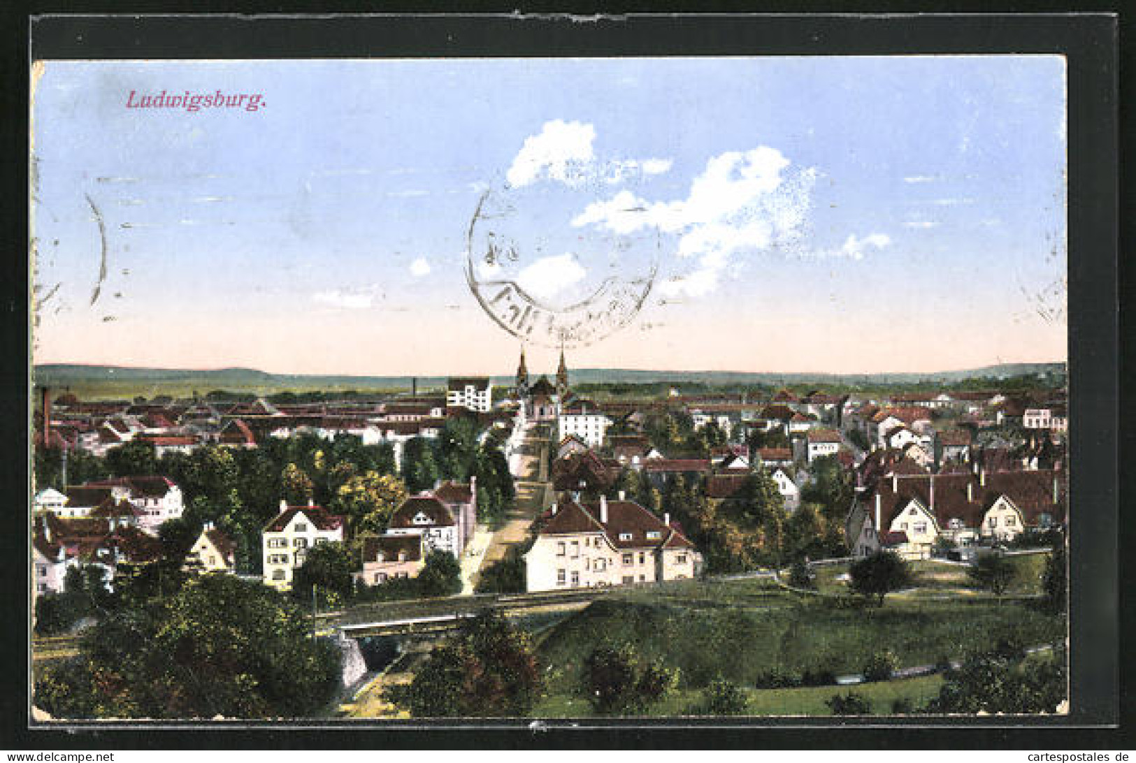 AK Ludwigsburg, Gesamtansicht  - Ludwigsburg