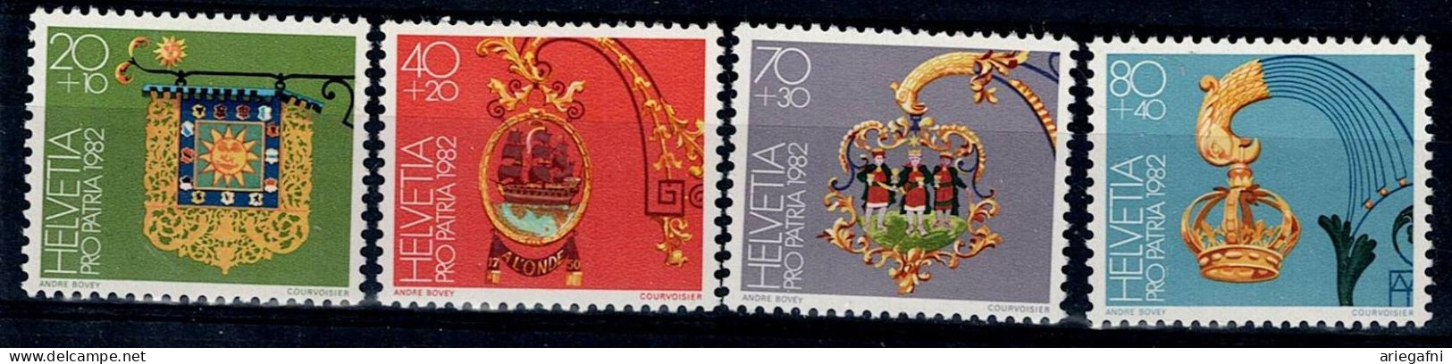 SWITZERLAND 1982 PRO  POPATRIA  TAVER SIGNS MI No 1223-36 MNH  VF!! - Ungebraucht