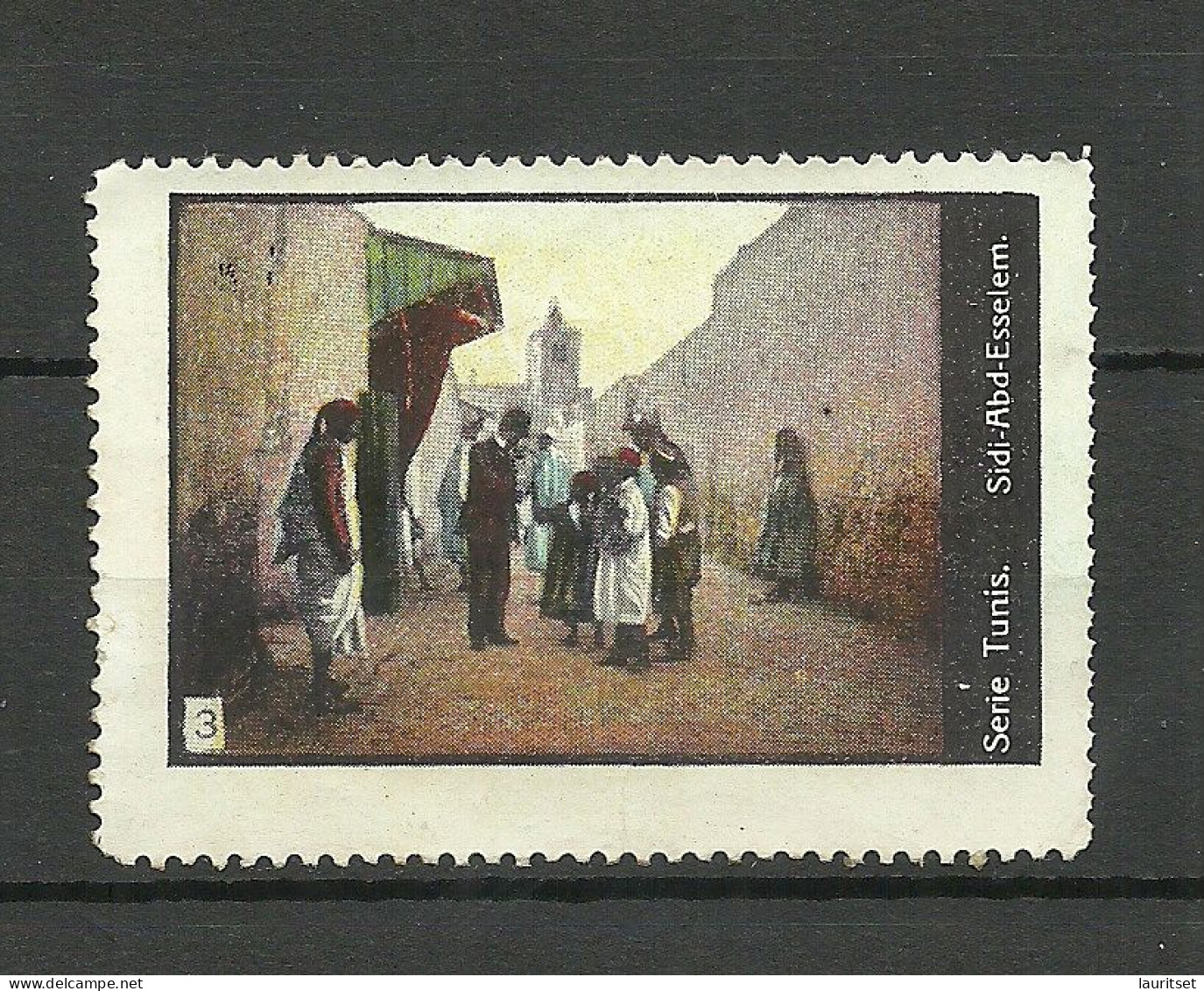 Germany Deutschland Vignette Reklamemarke Tunis Sidi-Abd-Esselem (*) - Erinnofilia