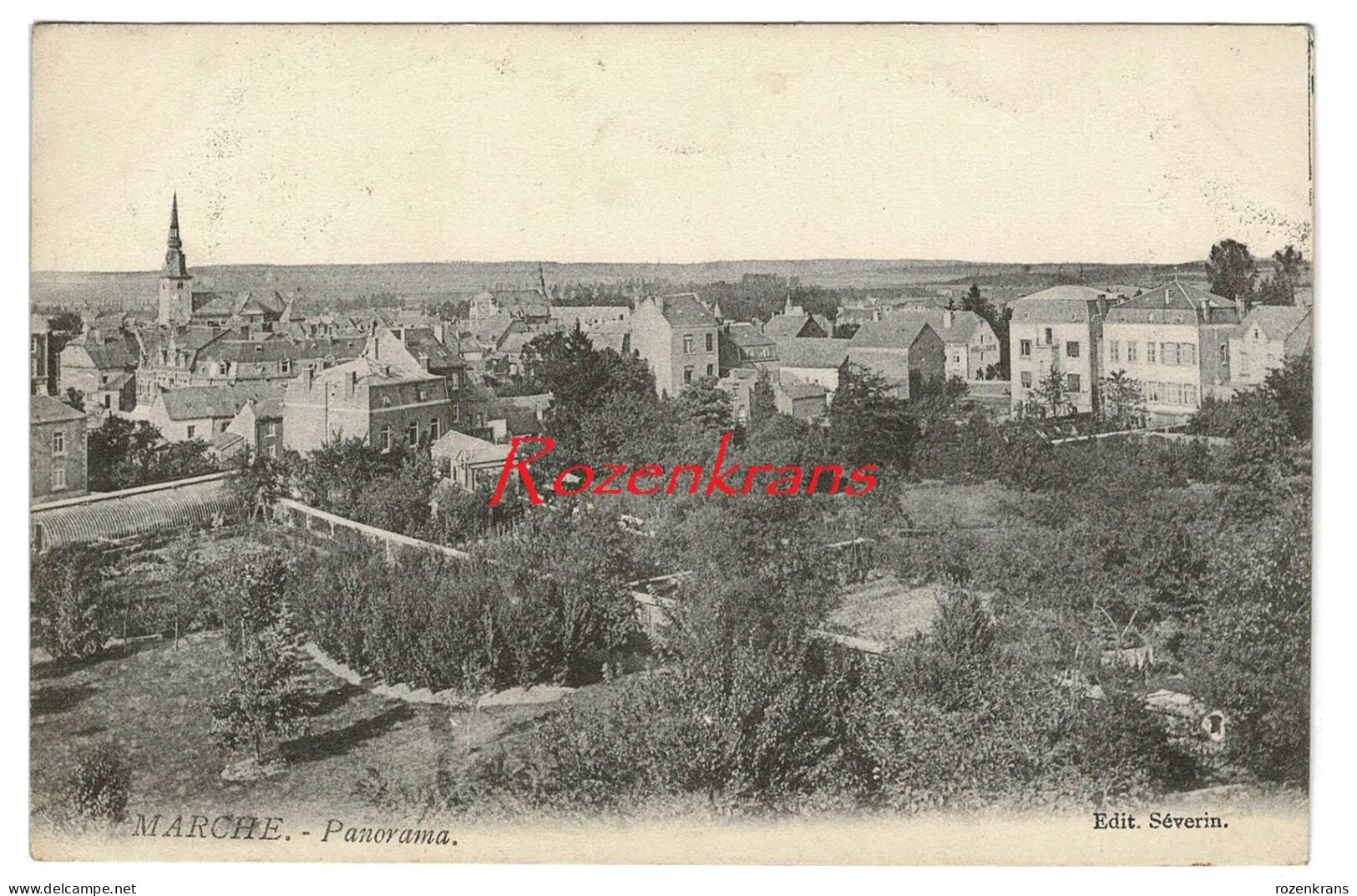 Marche-en-Famenne Panorama CPA Rare - Marche-en-Famenne