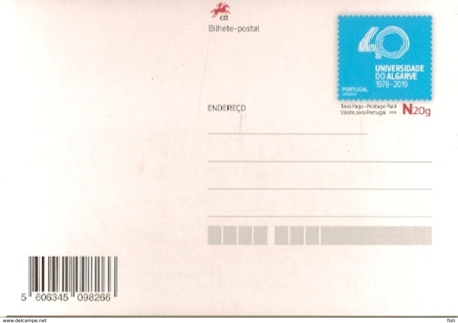 Portugal ** & Postal  Stationery, 40 Years Of Algarve University 1979-2019 (26783) - Schools