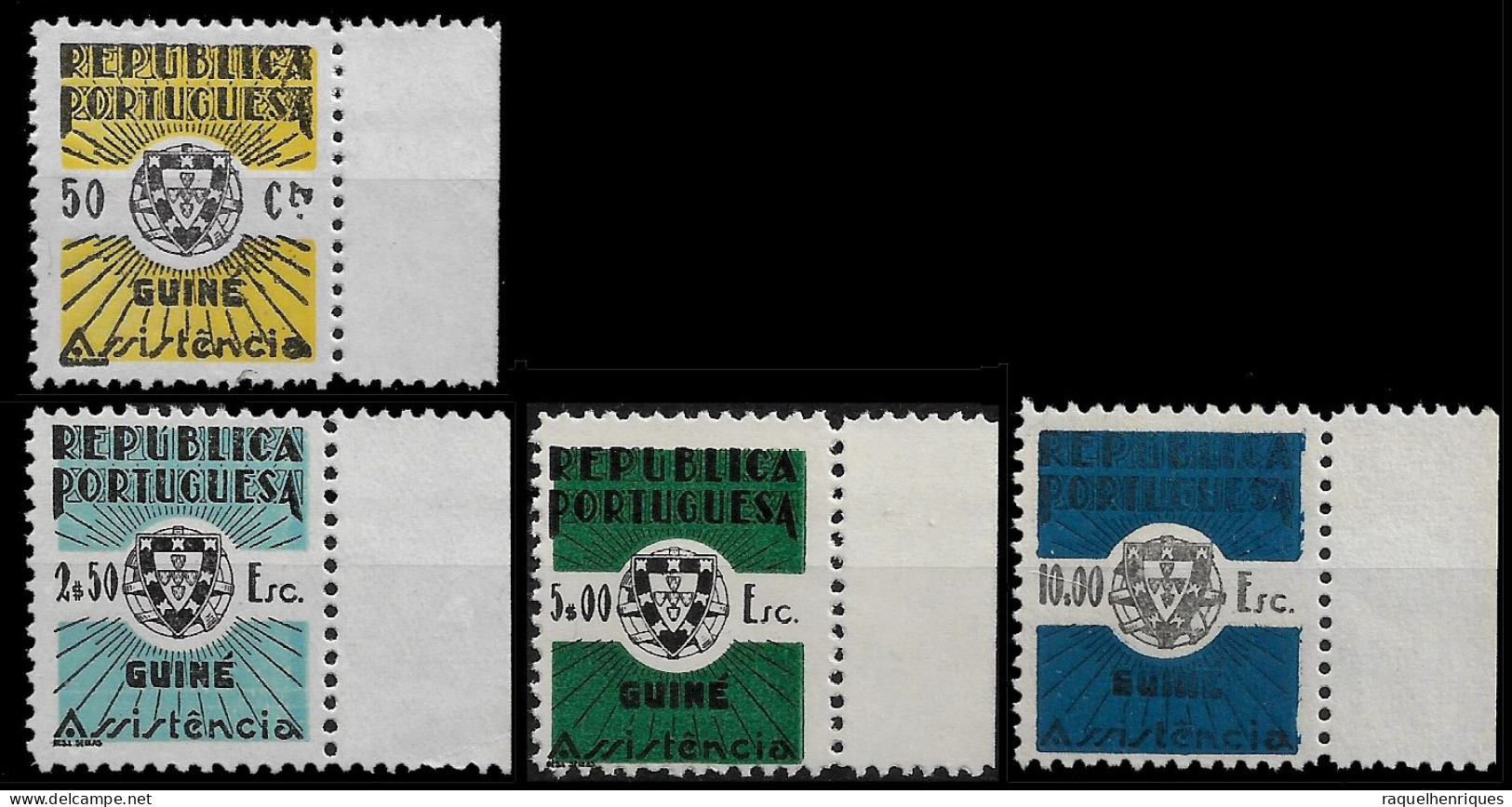 PORTUGUESE GUINEA 1942 - 1967 TAX STAMPS MNH NG (NP#71-P7) - Guinea Portoghese