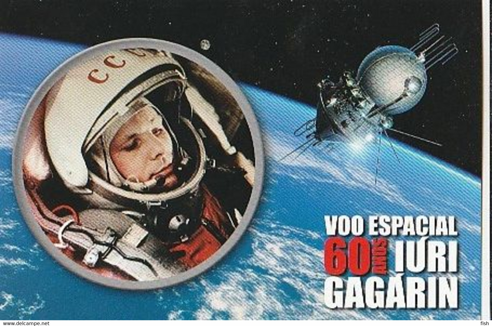 Portugal ** & Postal Stationary, 60 Years Of Iuri Gagarin's Space Flight 2021 (77764) - Enteros Postales