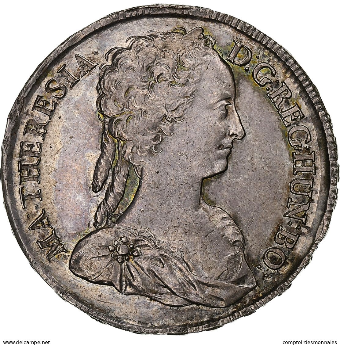 Hongrie, Marie-Thérèse, Thaler, 1742, Kremnica, Argent, SUP, KM:328 - Hongrie