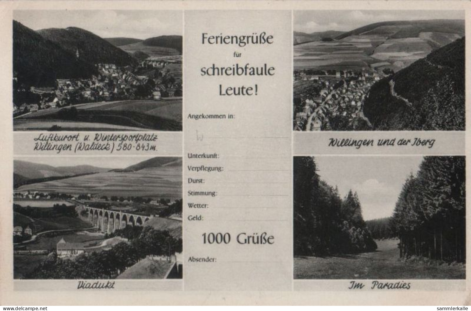 87314 - Willingen - Mit 4 Bildern - 1952 - Waldeck