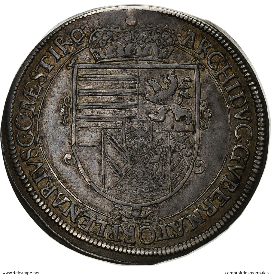 Comté Du Tyrol, Léopold V, Thaler, 1624, Hall, Argent, TTB+ - Taler Et Doppeltaler