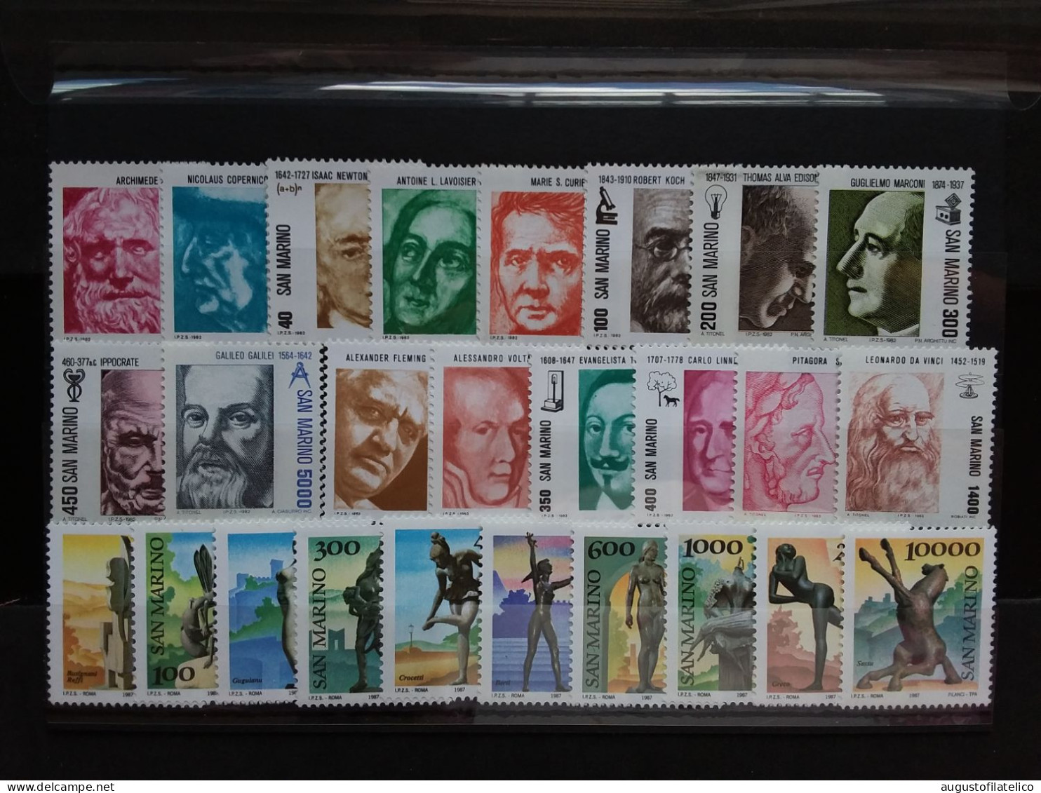 SAN MARINO - 3 Serie Complete Anni '80 - Nuovi ** - Facciale 13 Euro (sottofacciale) + Spese Postali - Unused Stamps