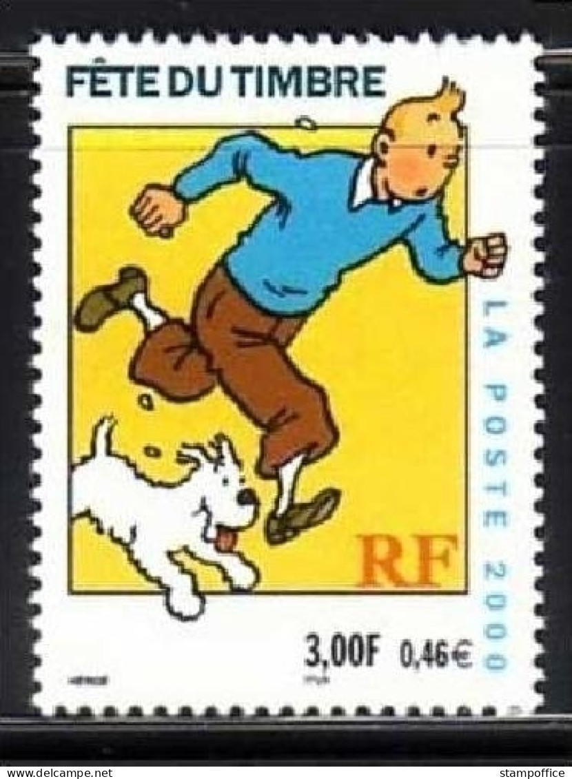 Frankreich Briefmarke Tim Und Struppi MI-NR. 3445 POSTFRISCH(MINT) Tintin Und Milou Von Hergé - Comics