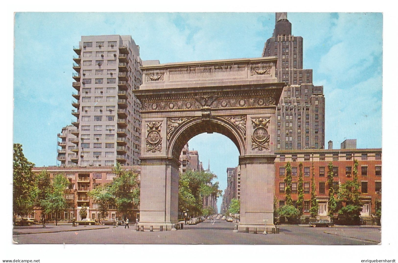 UNITED STATES // NEW YORK CITY // THE VICTORY ARCH // WASHINGTON SQUARE // 1960 - Lugares Y Plazas