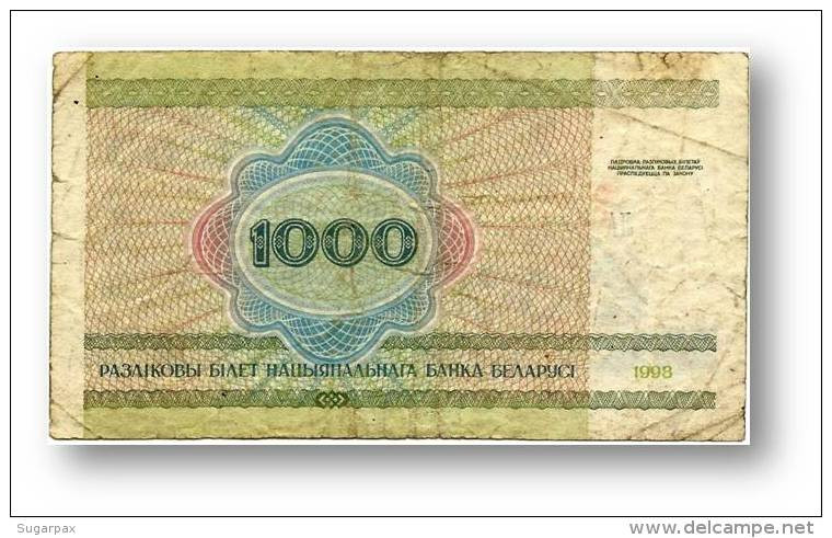 BELARUS - 1 000 Rublei - 1998 - P 16 - Used - Serie LA ( ЛА ) - Academy Of Sciences - 1000 - Belarus