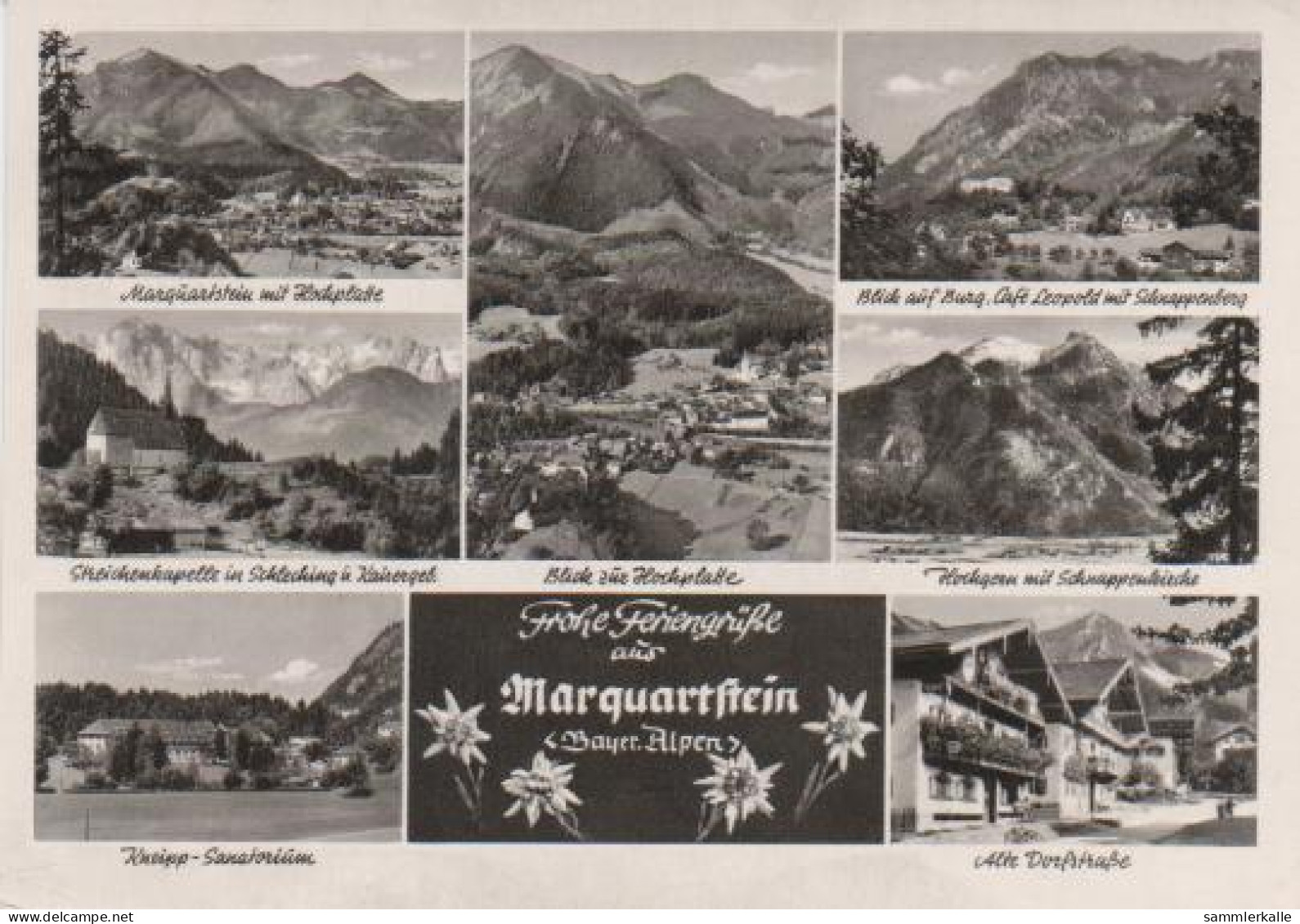 6726 - Marquartstein - Mit Hochplatte, Streichenkapelle In Schleching Und Kaisergebirge, Kneipp-Sanatorium - Traunstein