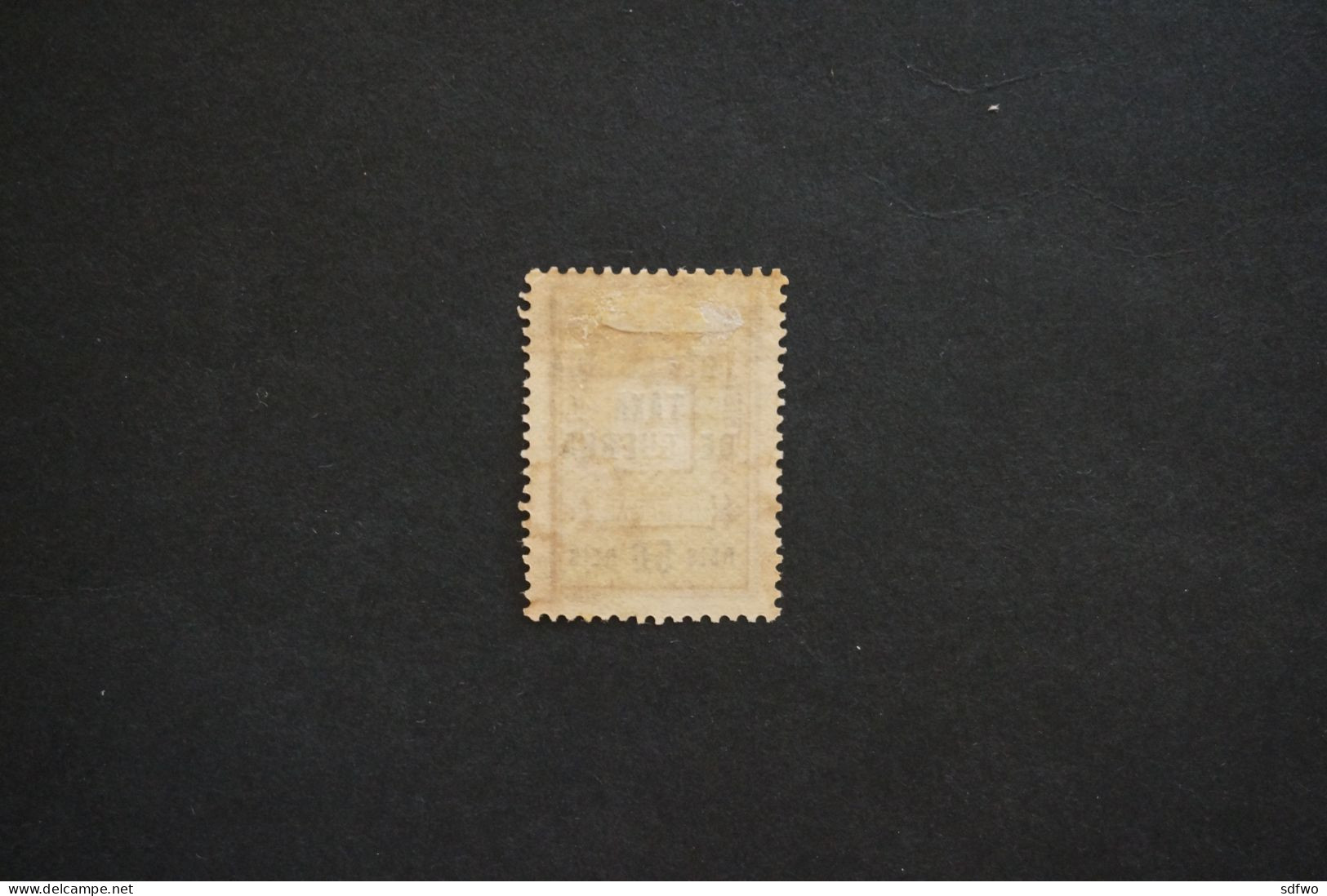 (T1) Portuguese Guinea - 1919  War Tax Stamp - TAXA DE GUERRA - 50 R (MH - No Gum) - Guinea Portuguesa