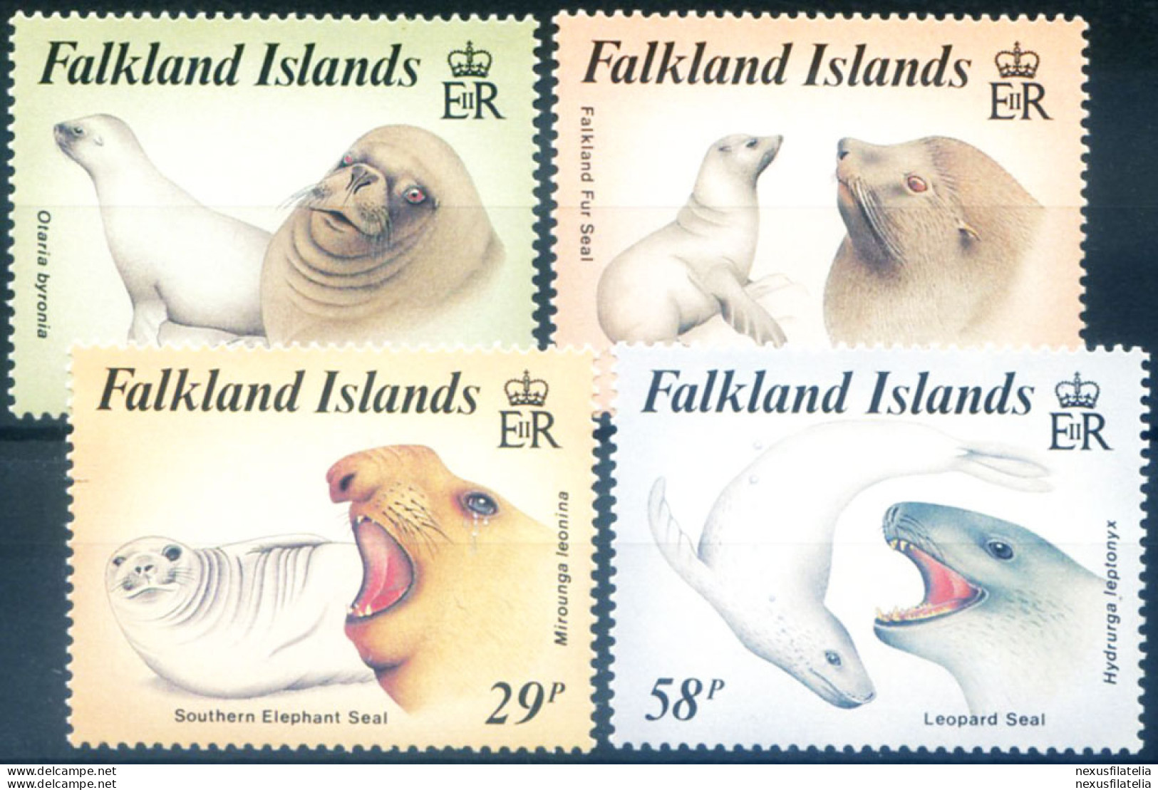 Fauna. Foche 1987. - Islas Malvinas