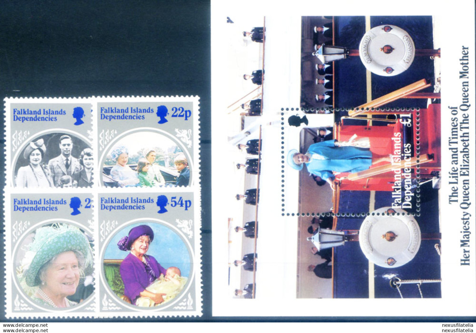 Dependencies. Famiglia Reale 1985. - Islas Malvinas