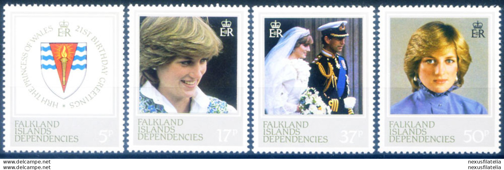 Dependencies. Famiglia Reale 1982. - Falklandeilanden