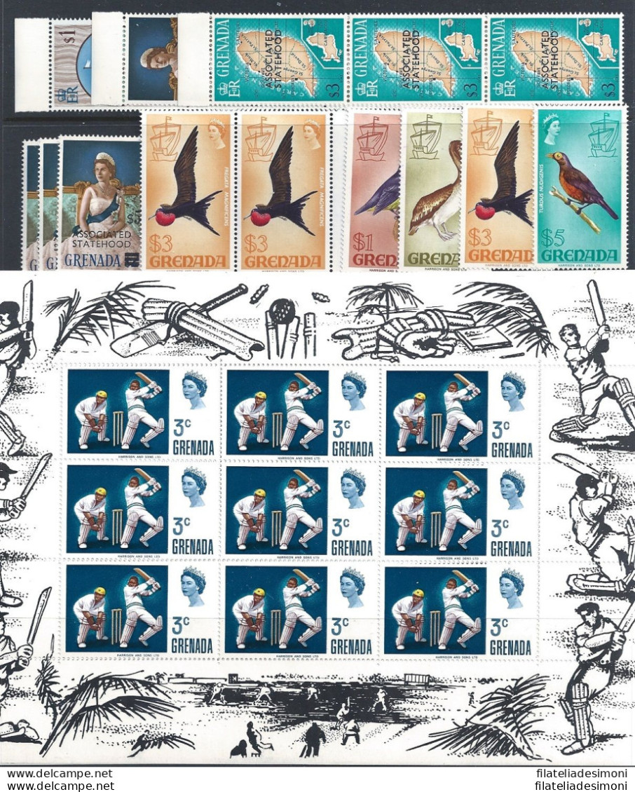 1967-70 GRENADA, Yvert N. 226/367+BF MNH/** CATALOGO &euro; 320 - Colecciones & Series