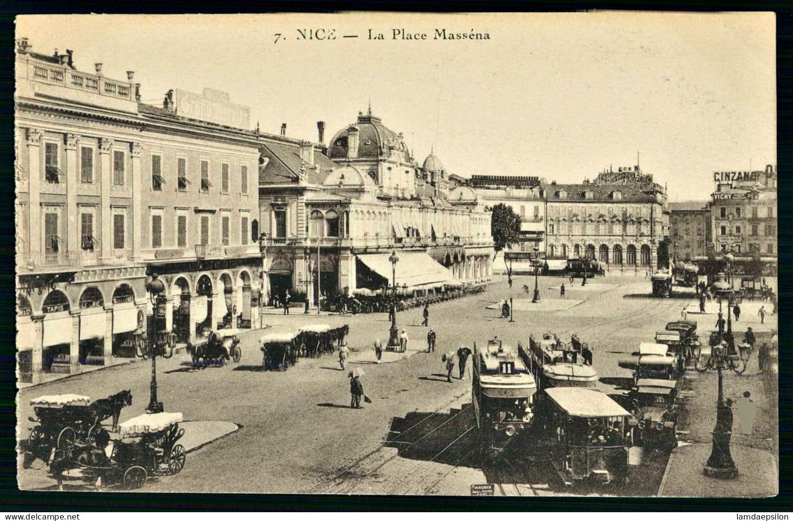 A69  FRANCE CPA NICE - LA PLACE MASSENA - Sammlungen & Sammellose