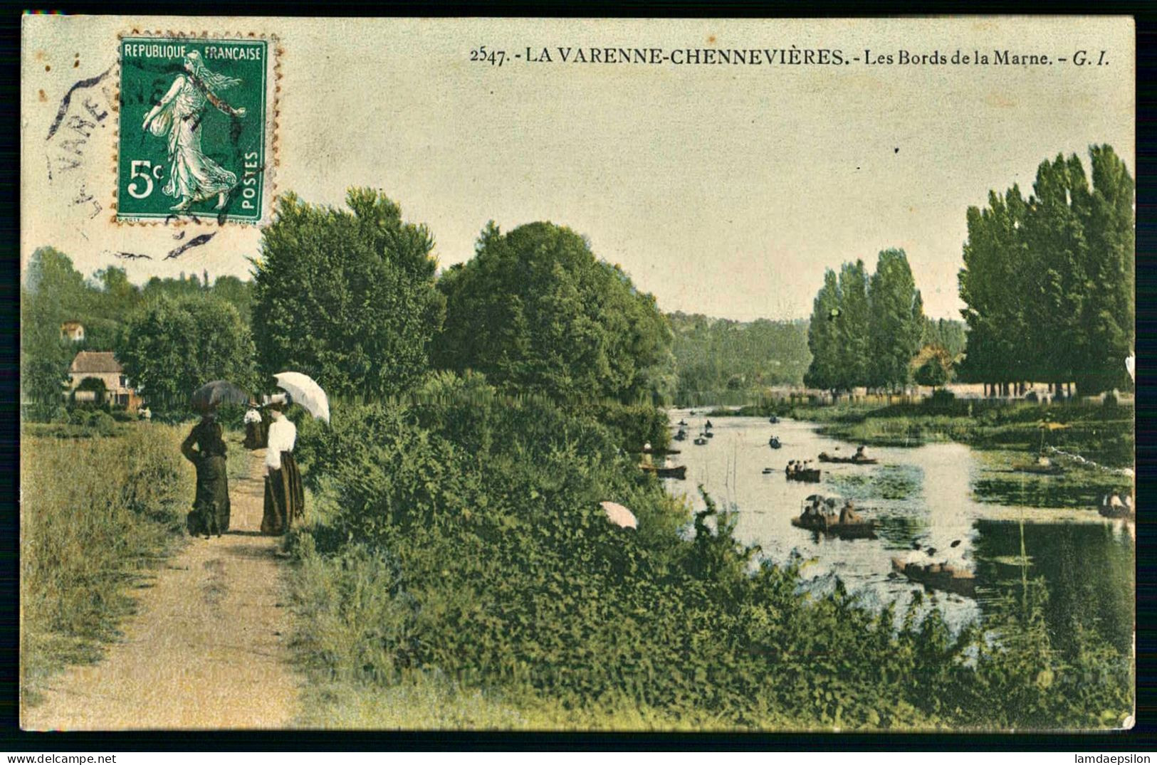 A69  FRANCE CPA NICE - LA VARENNE-CHENNEVIERES - LES BORDS DE LA MARNE - Sammlungen & Sammellose