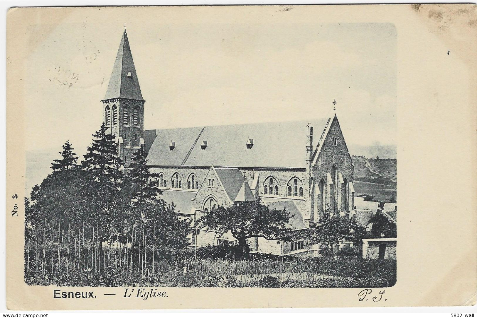 ESNEUX : L' église - 1905 - Esneux