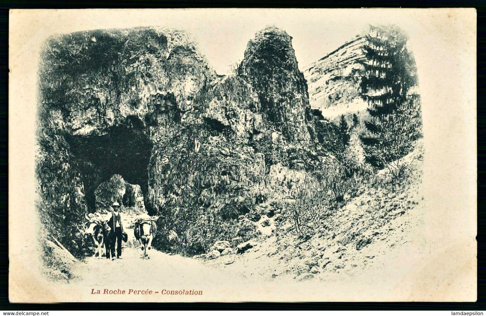 A69  FRANCE CPA LA ROCHE PERCÉE - CONSOLATION - Collections & Lots