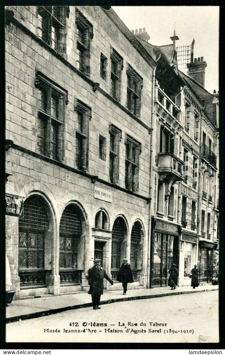 A69  FRANCE CPA ORLEANS - LA RUE DU TABOUR - Verzamelingen & Kavels