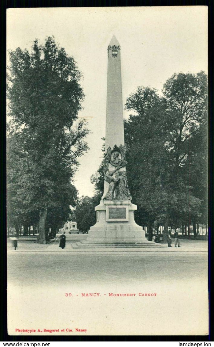 A69  FRANCE CPA NANCY - MONUMENT CARNOT - Collections & Lots