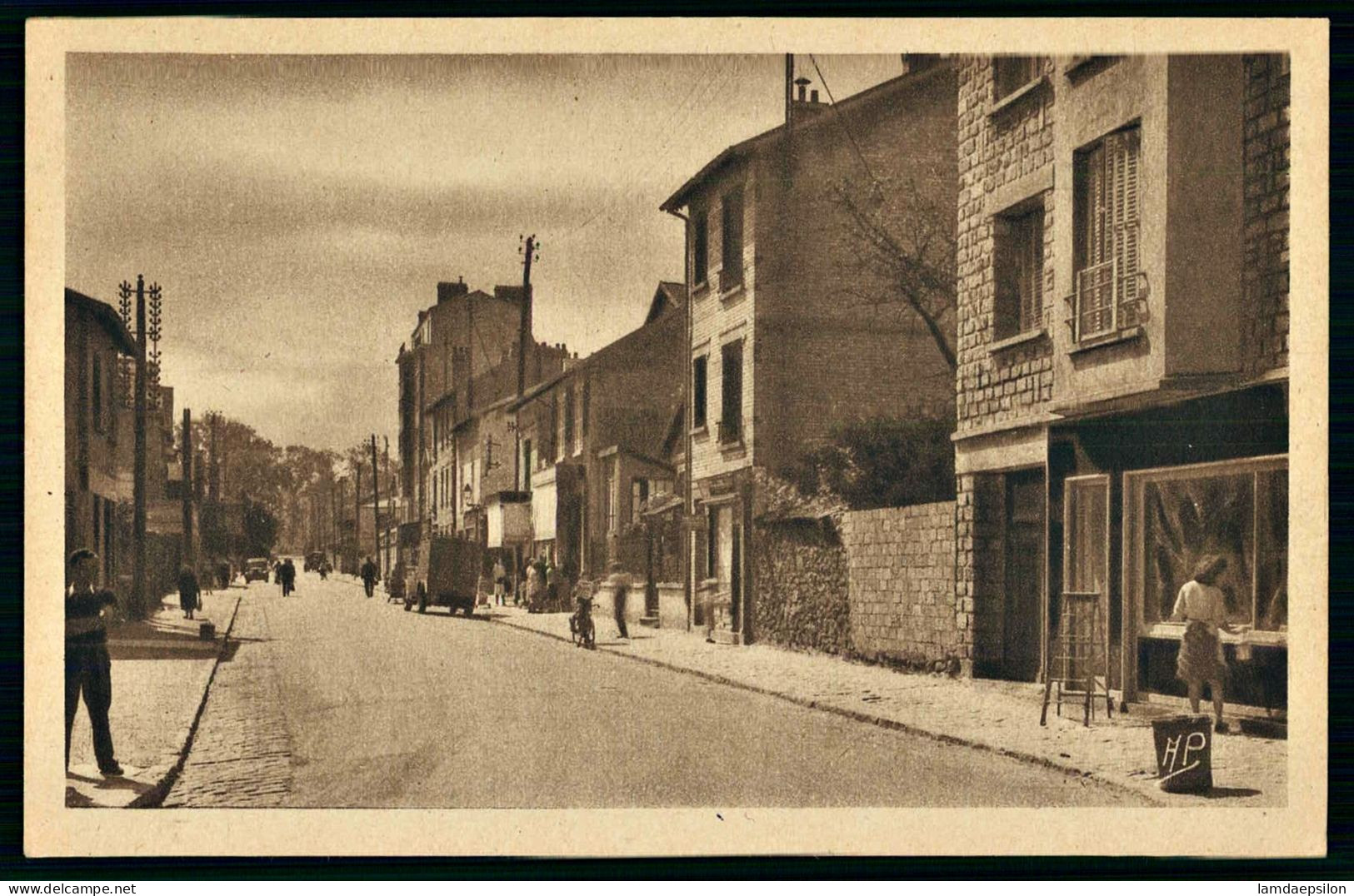 A69  FRANCE CPA PORCHEFONTAINE - RUE COSTE - Sammlungen & Sammellose