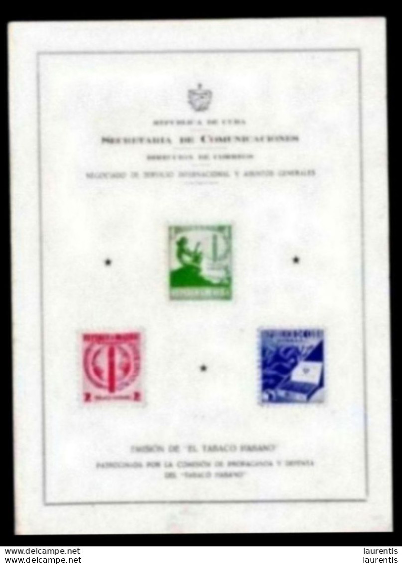 665  1939 Tobacco Stamp Set - Official Issue Announcement By The Ministery Of Communications - Rare - Cb - 19,50 € - Tabaco