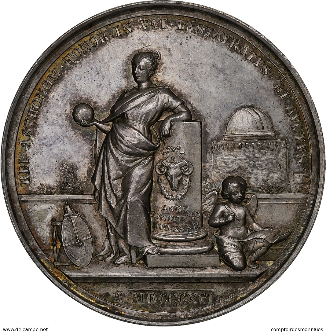 Vatican, Médaille, Leone XIII, 1891, Bianchi, SPL, Argent - Autres & Non Classés