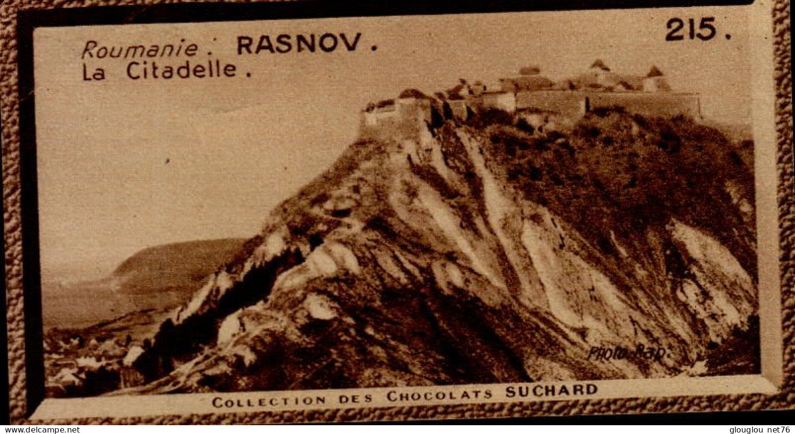 CHROMO...CHOCOLAT SUCHARD....ROUMANIE...RASNOV..LA CITADELLE - Suchard