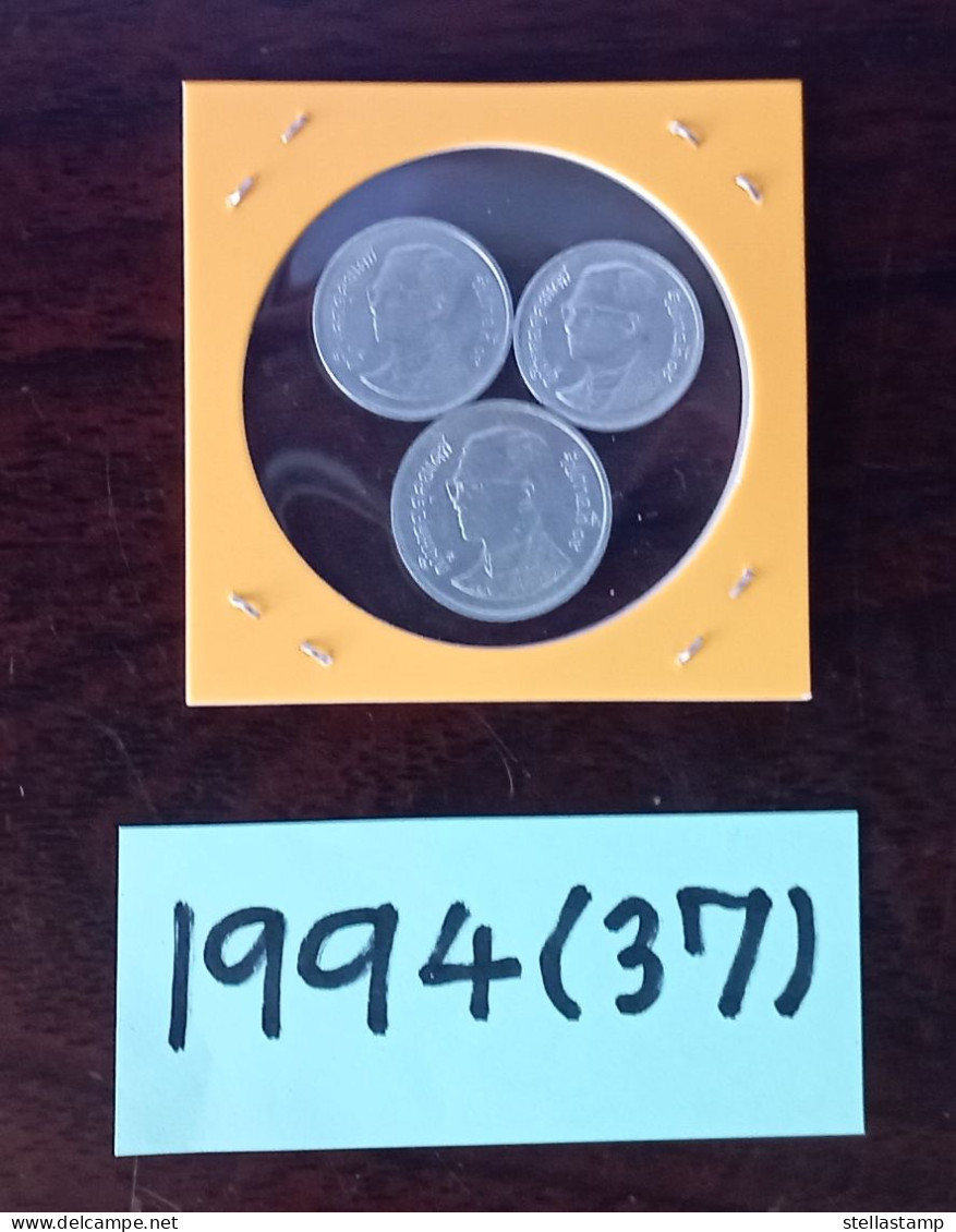 Thailand Coin 1-5-10 SATANG Aluminum Year 1994 - Thailand