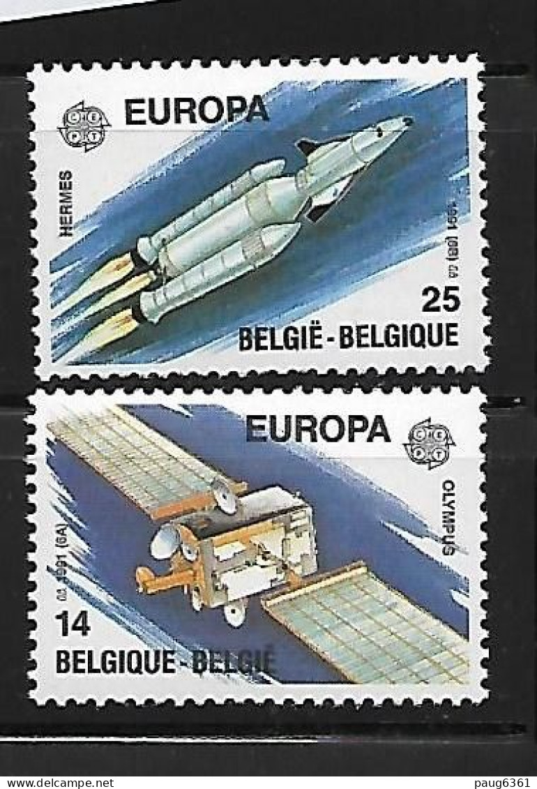 BELGIQUE 1991 EUROPA  YVERT N°2406/2407  NEUF MNH** - 1991