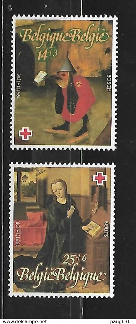 BELGIQUE 1991 CROIX-ROUGE YVERT N°2398/2399  NEUF MNH** - Croce Rossa