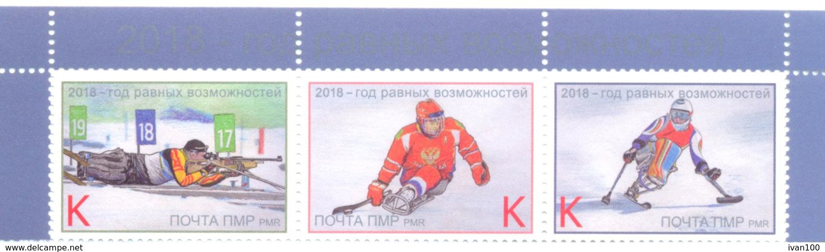 2018. Transnistria,Winter Paralympic Games, 3v, Mint/** - Moldova