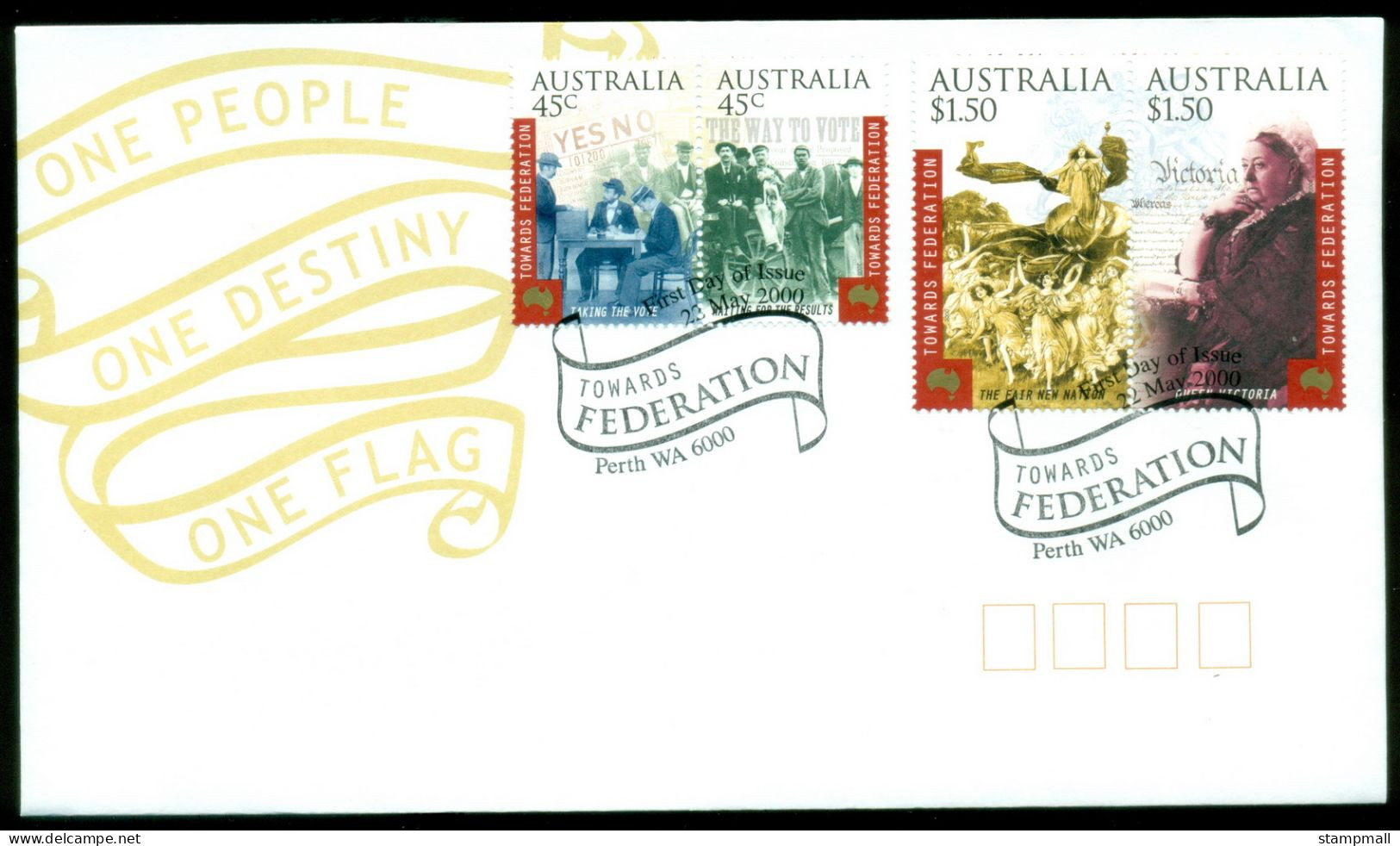 Australia 2000 Towards Federation FDC - Sobre Primer Día (FDC)