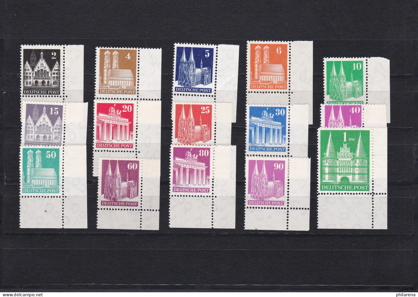 BiZone: MiNr. 73-97 II, **, Postfrisch, Eckrand Einheitlich !!! - Mint