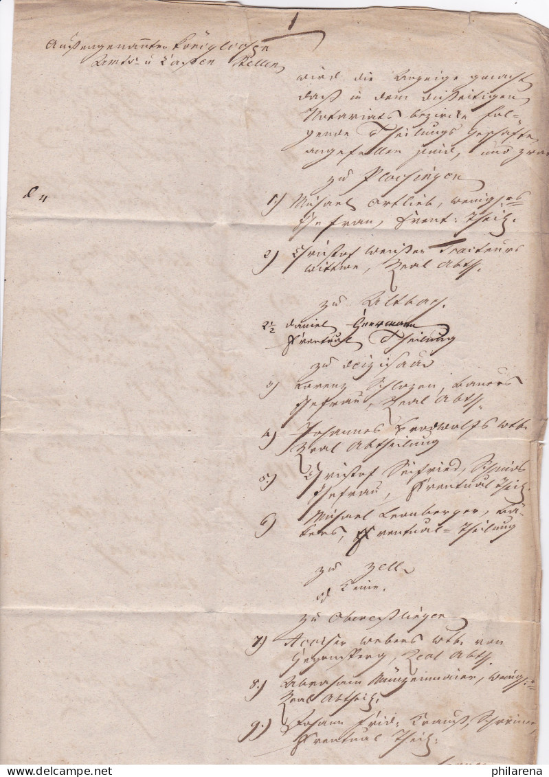 18x2: Brief Nach Plochingen - Storia Postale