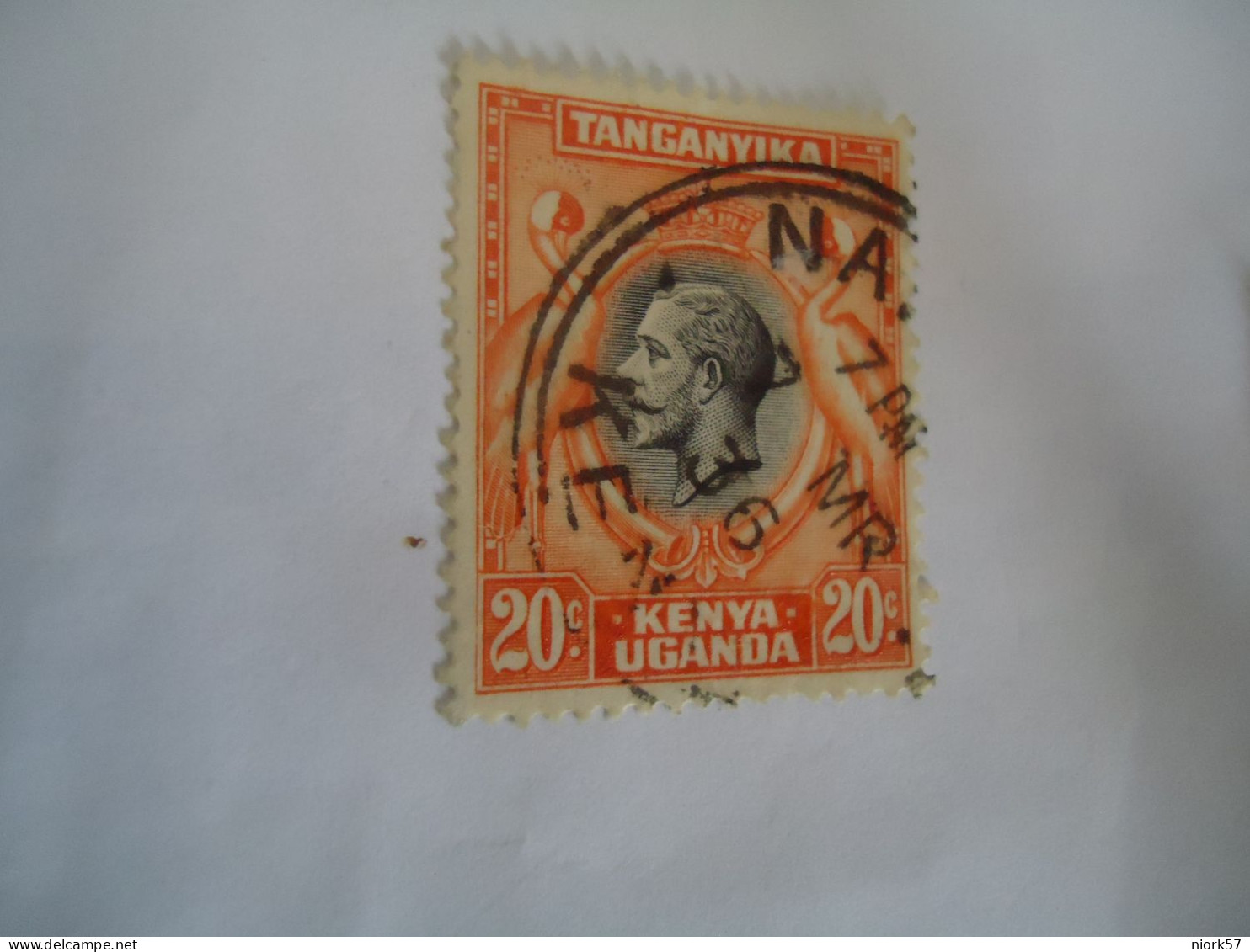 KENYA UGANDA  TANGANYIKA USED  STAMPS  KINGS BIRDS  WITH POSTMARK 1936 - Kenya, Ouganda & Tanganyika