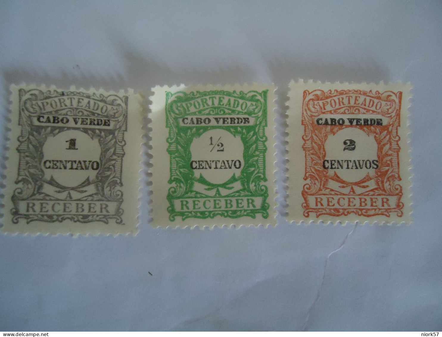 CAPE VERDE  3 MLN STAMPS POSTAGE DUE - Cap Vert