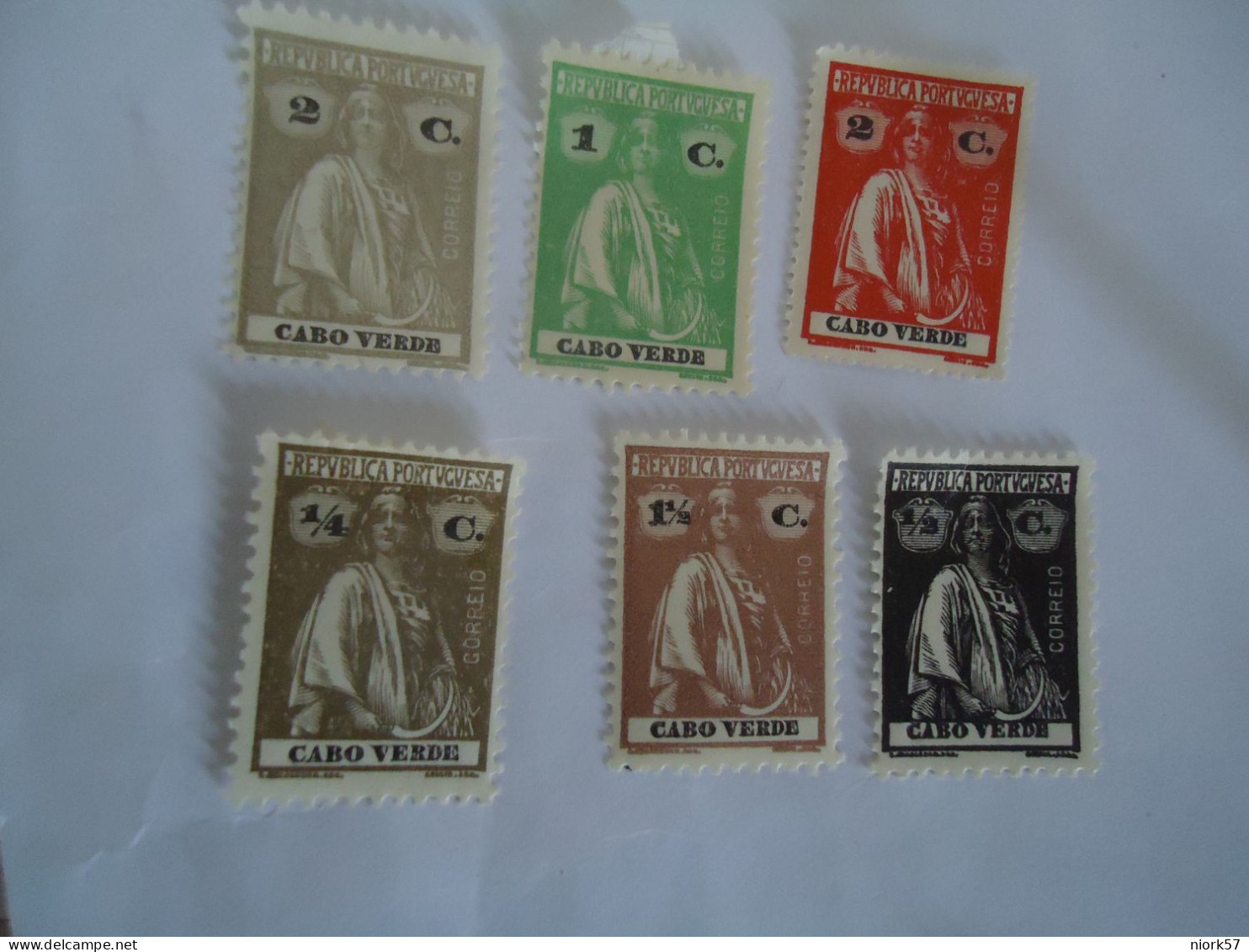 CAPE VERDE 6  MLN STAMPS WOMENS - Cap Vert