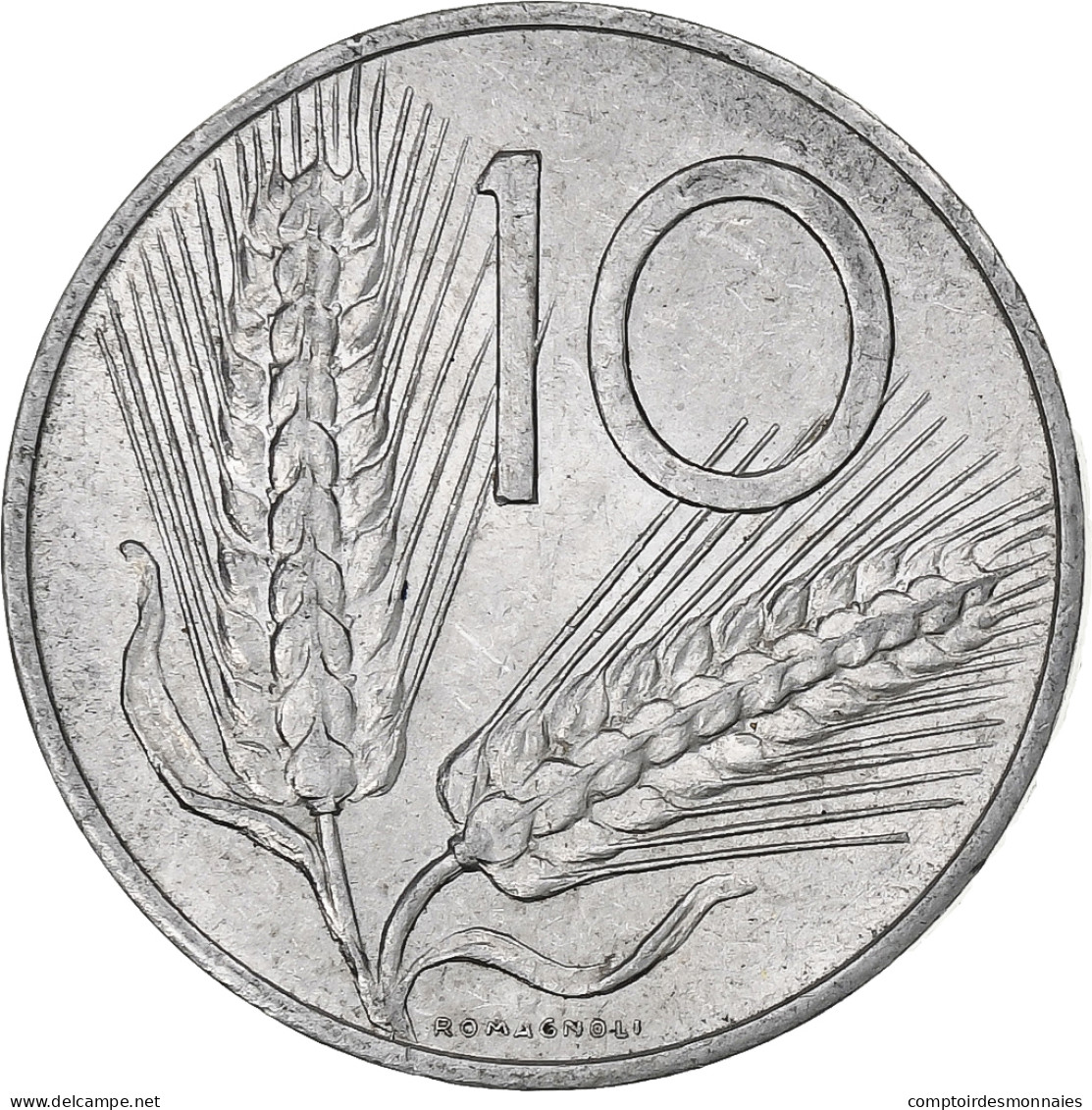 Italie, 10 Lire, 1953, Rome, Aluminium, TTB+, KM:93 - 10 Lire